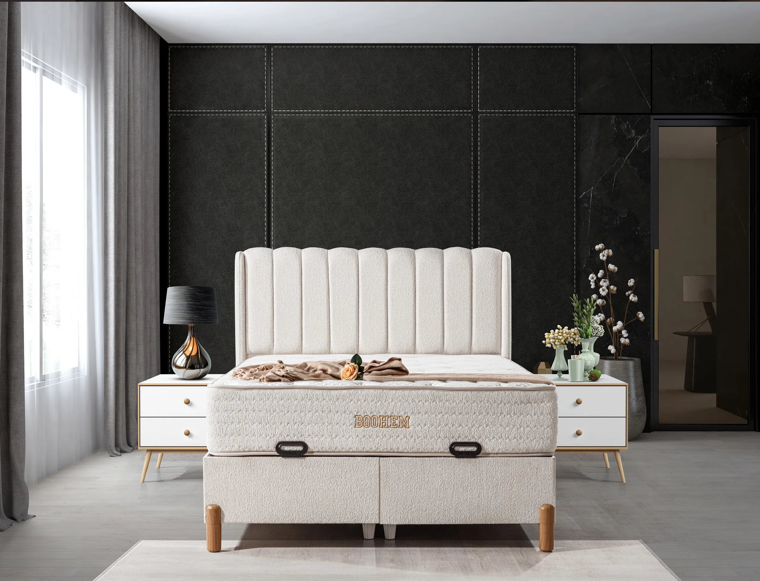 Boxspring Boohem – 160x200 cm