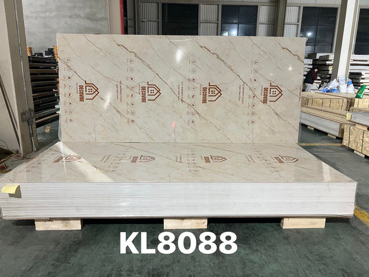 Pvc wandpanelen Beige