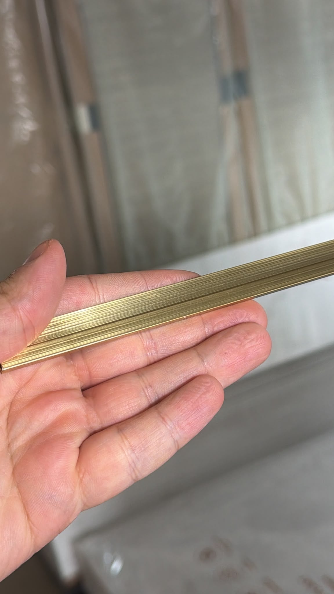 Eind/Begin profiel PVC 300 cm – Goud Duurzame Randafwerking