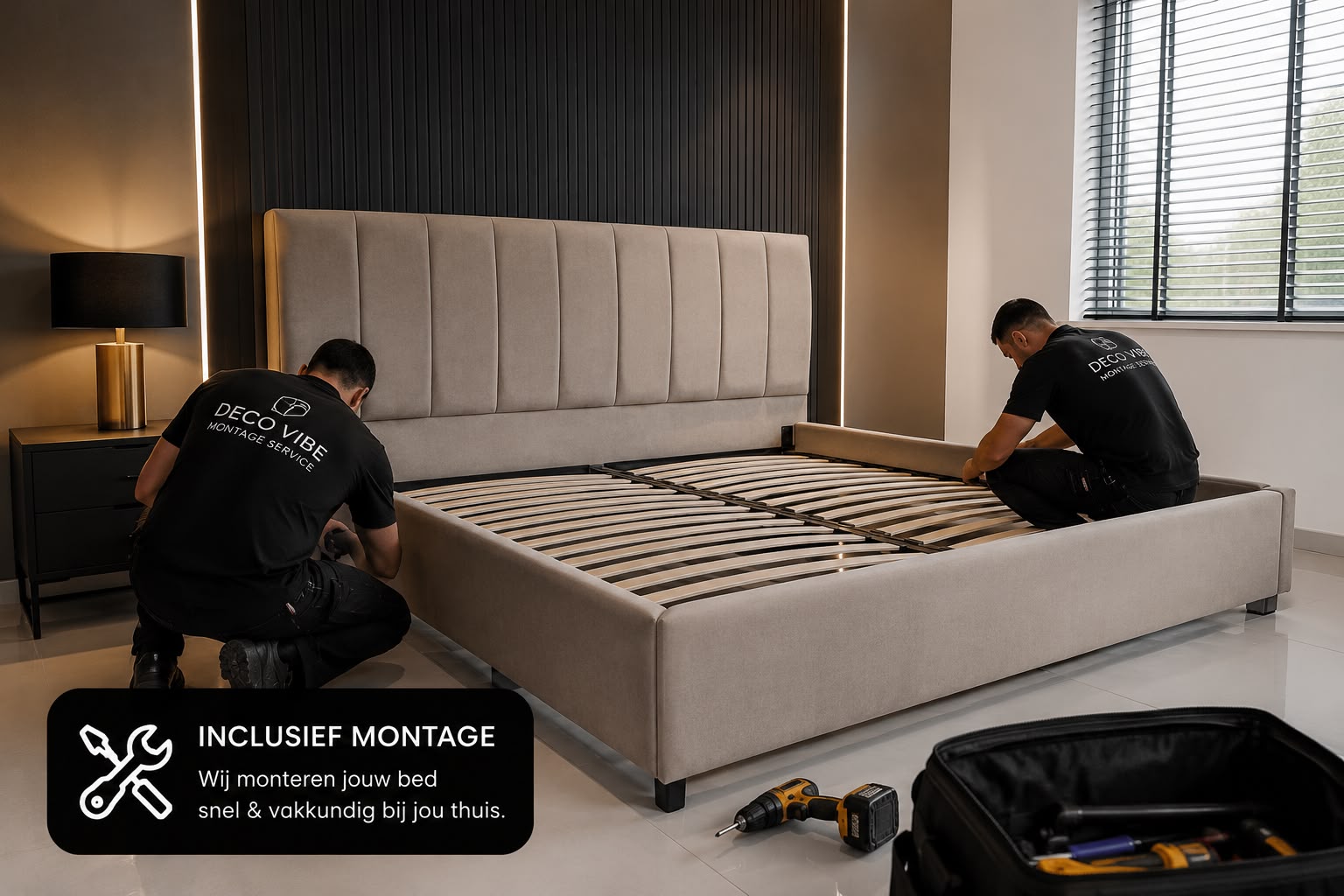 Laat uw bed professioneel monteren