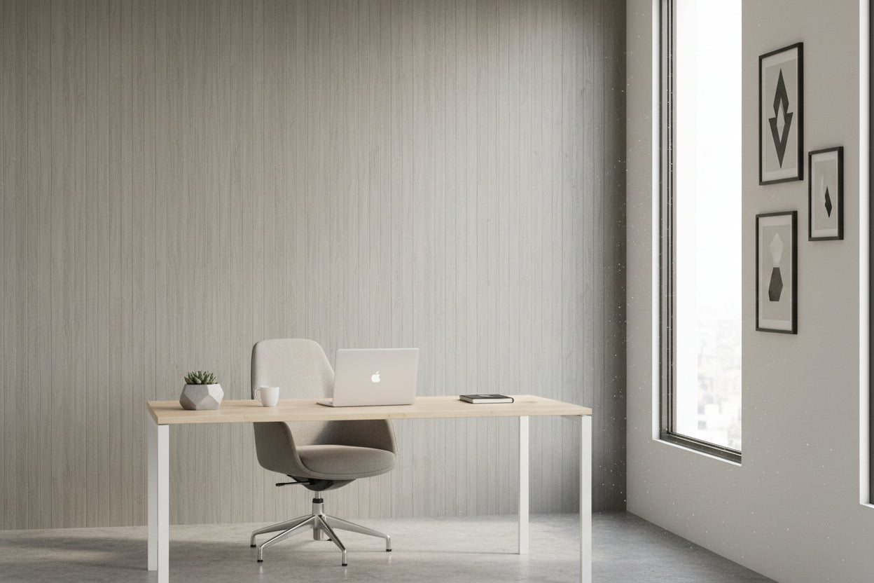 Bambooplaat Grijs Natural 280×122 cm – Natuurlijke Wandbekleding | 5 mm